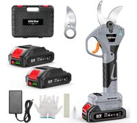 Forbice Potatura a Batteria 40Mm , Cesoie Elettriche Con Display LCD, Motore Bru