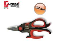 Forbice professionale per elettricista ergonomica con spelafili integrata