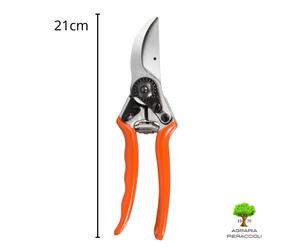 FORBICE PROFI BYPASS 21cm STOCKER 342 Ø22mm CONTROLAMA E LAMA CURVA GIARDINAGGIO