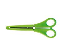 Forbice Scolare Milan 14.7 cm con Punta Arrotondata e Custodia Verde
