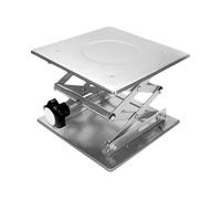 Forbice sollevatore manuale Engg piattaforma di sollevamento resistente alla corrosione da laboratorio Jack forbici piattaforma di supporto Mi ni forbici sollevatore jack per scuola (100 x 100)