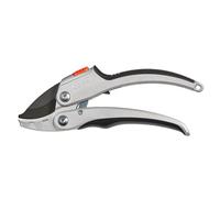 Gardena Forbici a cricchetto SmartCut: Stabili forbici con tagliente a incudine, con meccanismo a cricchetto e impugnature in alluminio (8798-20)