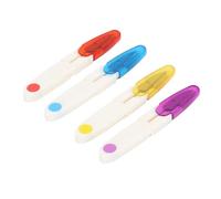 Forbici a Molla,4 PCS Forbici da Sartoria Tagliafilo per Cucire a forma di U con Copertura Mini Forbici Cucito Sicurezza in Plastica per Punto Croce Unpicker per Ricamo Misura Ricamo fai da te