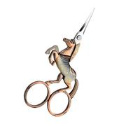 Forbici antiche a forma cavallo con punta sicurezza, Bronze