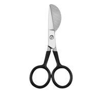 Forbici applicate,Forbici a becco d'anatra in acciaio inossidabile da 4,72 pollici - Cesoie curve doppie per ricamo a macchina per il taglio di tappeti appliques