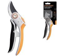 Forbici da potatura Bypass Plus in metallo con Powerlever P-751 Fiskars