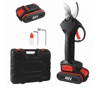 Forbici Cesoie Potatura Elettriche 48V con 2 Batterie Ricaricabili e Valigetta