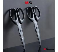 Forbici con lama nera M&G da 160 mm Lama in acciaio inossidabile resistente all'usura Non facile da incollare Forbici durevoli per la vita manuale della casa