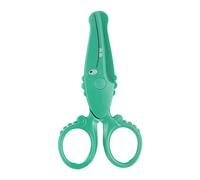 Forbici da allenamento artistico per bambini con punta arrotondata per migliorare la creatività, coordinazione occhio-mano, sviluppo delle abilità, forbici educative precoci per uso in classe