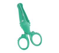Forbici da allenamento artistico per bambini con punta arrotondata per migliorare la creatività, coordinazione occhio-mano, sviluppo delle abilità, forbici educative precoci per uso in classe