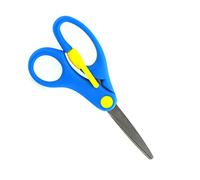 Forbici da apprendimento a molla realizzate in acciaio inox con maniglie asimmetriche per entrambe le mani. / Speciale USO BAMBINO by SDI by Office Box (Blu)