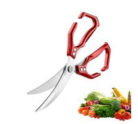 Forbici da Cucina, 2 In 1 Forbici Per Frutti Di Mare Con Schiaccianoci, Multiuso Acciaio Inossidabile Resistente per Preparazione Pesce Gamberi BBQ