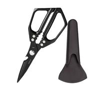 Forbici da cucina | Forbici da cucina in acciaio inox con manici antiscivolo - Pratico strumento di sartoria per la cottura domestica taglio tessuto chef cuochi ristorante