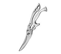 Forbici da cucina in acciaio inossidabile - for ossa di pollo, taglierina for pesce e anatra(Silver)