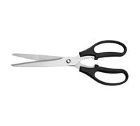 Forbici da Cucina in Acciaio Inox e PP Nere, Lunghe | Lame Ultra Affilate, Design Semplice e Robusto, Uso Pratico per Carne, Pesce, Barbecue e Cucina