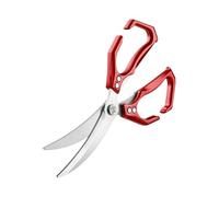 Forbici da Cucina per Alimenti,2 in 1 con Schiaccianoci per Tagliare e Tritare - Acciaio Inossidabile Robusto per Verdura Frutta Carne Pesce Gamberi
