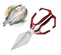 Forbici da Cucina per Alimenti, Forbici da Taglio in Acciaio Inox per Carne, Multiuso per Taglio Pollo Pesce Preparazione Frutti di Mare Elaborazione Pollame Verdure Ristorante