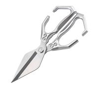 Forbici Da Cucina Per Alimenti | Forbici Per Uccelli In Acciaio Inox Resistenti,Utensili da Cucina con Schiaccianoci per Principianti Anziani Macellai Frutta Pesce Barbecue Verdure