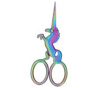 Forbici da cucito Hoseonfn, per ricami, mestieri in acciaio inossidabile, stile retrò, opere d'arte fai -da -te, strumento di sarto professionale, pale taglienti durevoli, (Colorato)