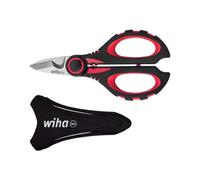 Forbici da elettricista con crimpatrice 1-5 mm² Nero-rosso