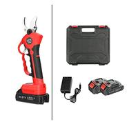 forbici da giardino, Potatore elettrico senza fili, batteria da 0~32 mm 21 V, strumento efficiente for la potatura di alberi da frutto, apertura a 3 stop, regolazione delle dimensioni(Two batteries)