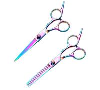 Forbici Da Parrucchiere 2 Pezzi, Strumenti Per Parrucchieri, Accessori Per Taglio Di Capelli, Forbici In Acciaio Inossidabile, Strumenti Per Riparare I Capelli, Forbici Durevoli