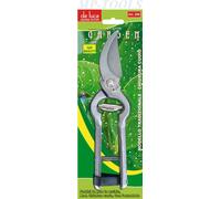 FORBICI DA POTA 19CM CHIUSURA CUOIO CON FERMADADO PROFESSIONALE ACCIAIO INOX