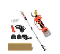 Forbici da Potatura, 21V Cordless Potatore Taglio Albero da Frutto Bonsai Potatura Rami di Albero Elettrico Taglierina 1.9m Asta di Prolunga Retrattile,Taglio di Precisione(Shears pole(Box))