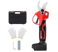 Forbici da Potatura a Batteria, Forbici Potatura Senza spazzole con Display Digitale, Compatibile con Makita 18V Batteria, Diametro di Taglio 30 mm, con Mola, Guanti di Protezione (Solo utensile)