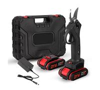 Forbici da Potatura, Cesoie da potatura elettriche portatili senza fili Potatore da giardino alimentato a batteria ricaricabile Diametro di taglio 25 mm,Taglio di Precisione(TYPEB BLACK)