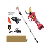 Forbici da Potatura Elettriche Potatore elettrico cordless da 400 W for potatura di alberi frutto bonsai alimentato al litio con 2 batterie(Shears pole(Box))