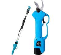 Forbici da Potatura Telescopiche A Batteria, Potatore Elettrico con Asta di Prolunga Ad Alta Portata da 6,8 Piedi, Batteria al Litio da 16,8 V 2, Lame Sk5, Diametro di Taglio 28 Mm