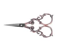 Forbici da Ricamo, Forbici da Ricamo in Tessuto retrò a Forma di Zucca in Acciaio Inossidabile Piccoli Utensili da Taglio da Ricamo Vintage per Cucito Artigianale Lavori con Aghi (Oro rosa)