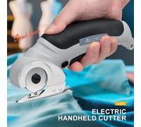 Forbici da sarto elettriche senza fili Forbici elettriche portatili per sarto domestico Taglierina rotativa per tessuti Mini macchina da taglio rotonda