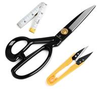 Forbici da sarto professionali da 20,3 cm, per tagliare tessuti, forbici resistenti per tagliare la pelle, forbici da cucito affilate industriali per casa, ufficio, artisti, sarti