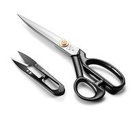 Forbici da sartoria 24 cm - Forbici da sarta da cucito con lame affilate e impugnatura morbida per tagliare tessuti, pelle, materiale, vestiti, alterazione, sartoria