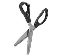 Forbici da sartoria Forbici da sartoria in tessuto per tagliare a zig zag modello seghettato forbici da cucito in acciaio inox forbici da sartoria 23 cm