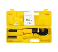 Forbici di rinforzo idrauliche 13 tonnellate manuali per 4-22mm Acciaio Portatile Con Cassetta degli attrezzi 1250W Giallo/Nero Maniglie Isolate