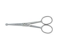 Forbici dritte con lenti rosa linea INOX