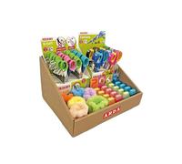 Forbici e temperamatite in più versioni - colori assortiti - Arda - display 62 p