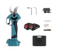 Forbici Elettriche Cesoia Elettrica Senza Spazzole Da 45 Mm For Potatrice Bonsai Ricaricabile Efficiente A 4 Marce For Batteria 18 V Efficientemente Oer Giardini(2 Battery)