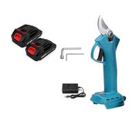 Forbici Elettriche Cesoie Elettriche A Batteria Senza Fili A 4 Marce Da 30mm Efficienti For Alberi Frutto Bonsai Potatura For Rami For 18V Efficientemente Oer Giardini(2 Battery Blue)