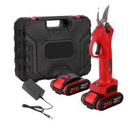 Forbici Elettriche Cesoie Elettriche Da Potatura Portatili A Batteria, Giardino Alimentate A Ricaricabile, Diametro Di Taglio 30 Mm Efficientemente Oer Giardini(RED)