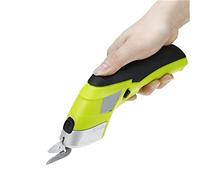 Forbici elettriche da 20 W a batteria con 2 lame/scatola for cucire portatile, taglierina for tessuti, artigianato, cartone, scrapbooking,Per impieghi gravosi