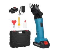 Forbici Elettriche Da 21 V, 9 Denti, 6 Velocità, For Lana Regolabili, Set Di Rasatura, Macchina For Tosatura, Utilizzata For Tosare Gli Animali Alte Prestazioni(2 Battery)