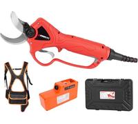 Forbici elettriche da potatura - Li-Ion Batteria 36V - Forbici elettriche da giardino - Tagliasiepi elettrich - Forbici da potatura a batteria con custodia - Tagli max 40 mm - Per vigneti e giardini