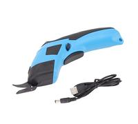 Forbici Elettriche Senza Fili, Cesoie Potenti Ricaricabili Tramite USB per Tagliare Tessuti, Moquette e Cartone, Forbici Elettriche Portatili Taglierine Rotanti