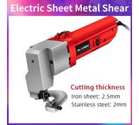 Forbici elettriche Taglio di pannelli metallici da 2,5 mm 580 W Cesoie elettriche per lamiera per il taglio di piastre di acciaio morbido in ferro