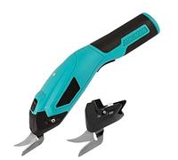 Forbici elettriche Utensile da taglio elettrico Cucito Tessuto senza fili Forbici portatili for tessuto Carta Cartone Carica USB(PTSS-001-GREEN)
