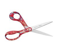 FISKARS Forbici X Iittala con design Taika, Per destrorsi, Lunghezza: 21 cm, Lame in acciaio inox, Rosso, 1071491